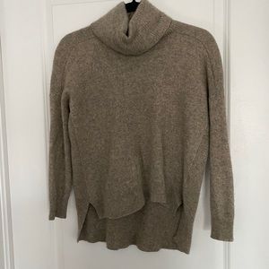 Line 100% cashmere sweater in taupe- size small